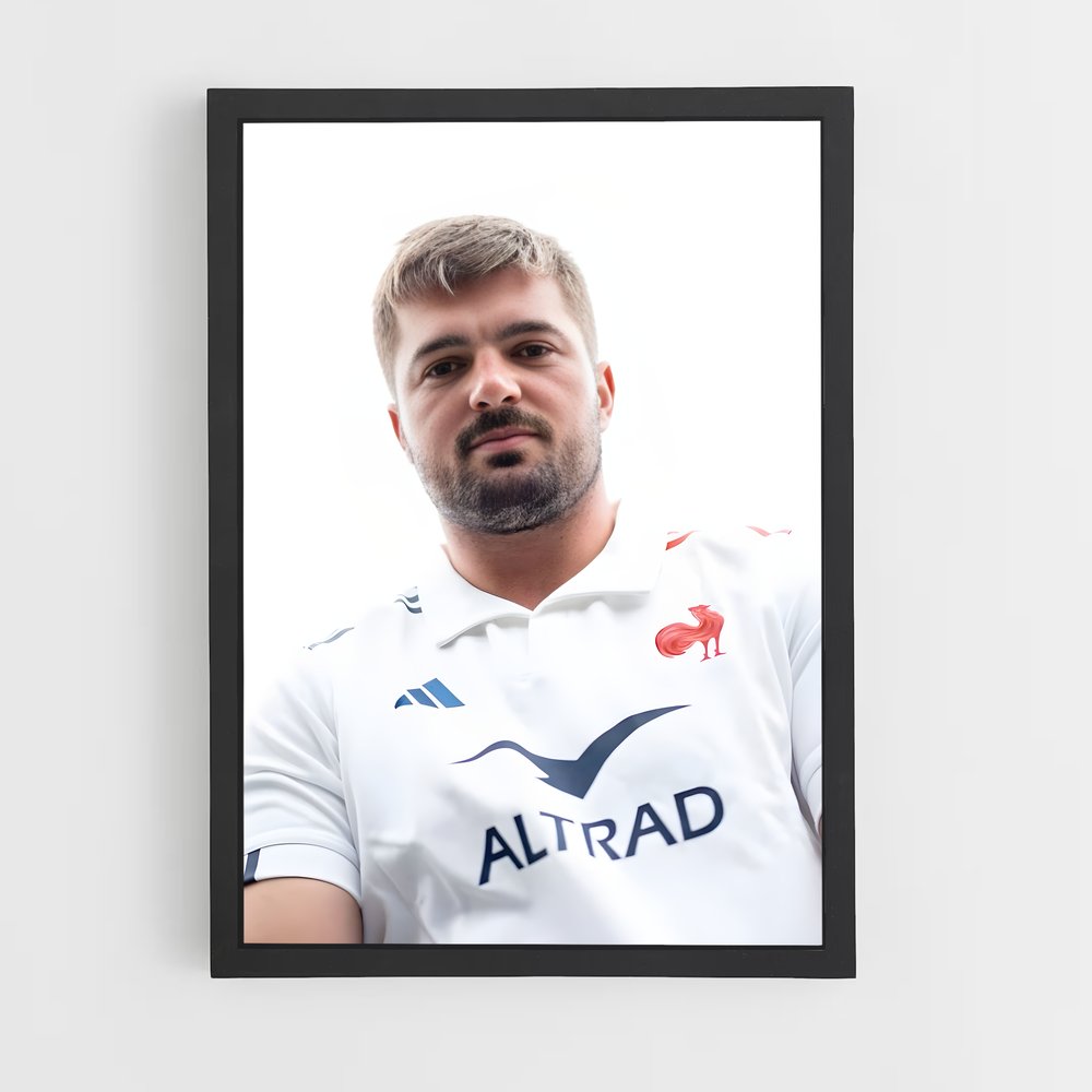 Poster Gregory alldritt authentiques – affiche Rugby (vue 2)